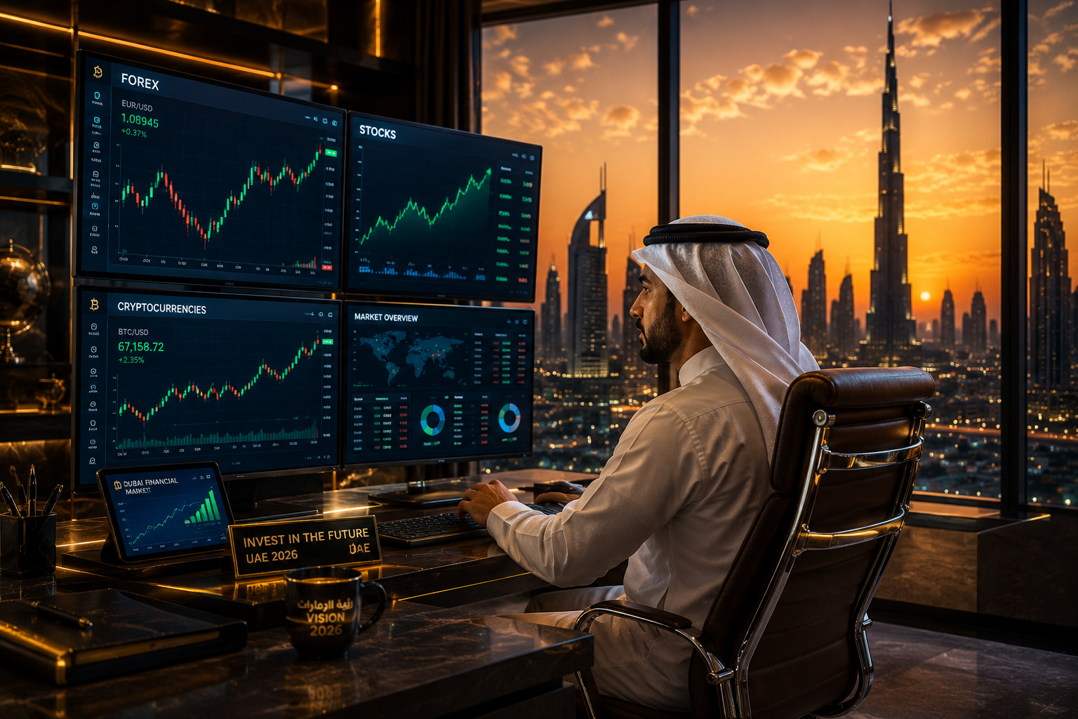 أفضل شركات التداول المرخصة في الإمارات لعام 2026
